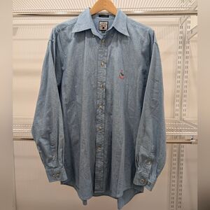 Vintage Faconnable Denim/Chambray Work Shirt